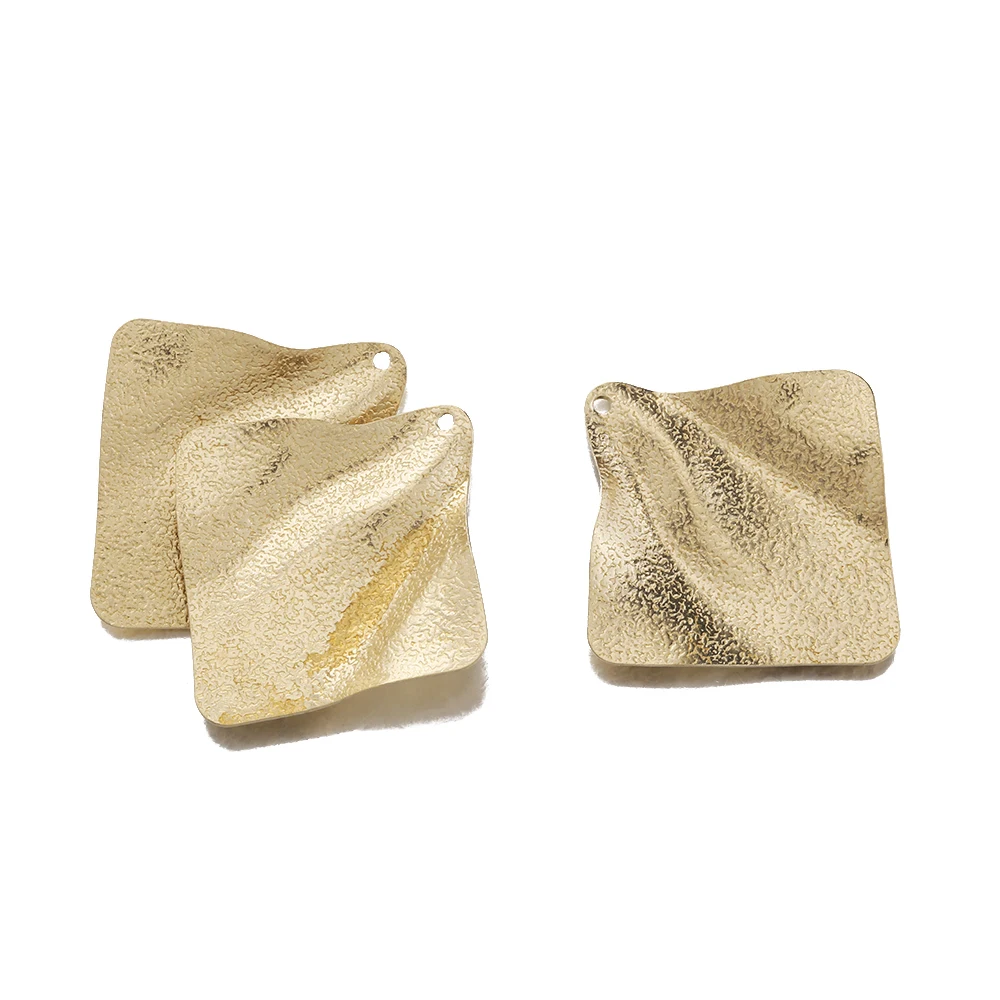10Pcs Brass Irregular Square Hammered Texture Charms Gold Plated Charms for DIY Earrings Necklace Bracelet Making Accessories
10Pcs Brass Irregular Square Hammered Texture Charms Gold Plated Charms for DIY Earrings Necklace Bracelet Making Accessories