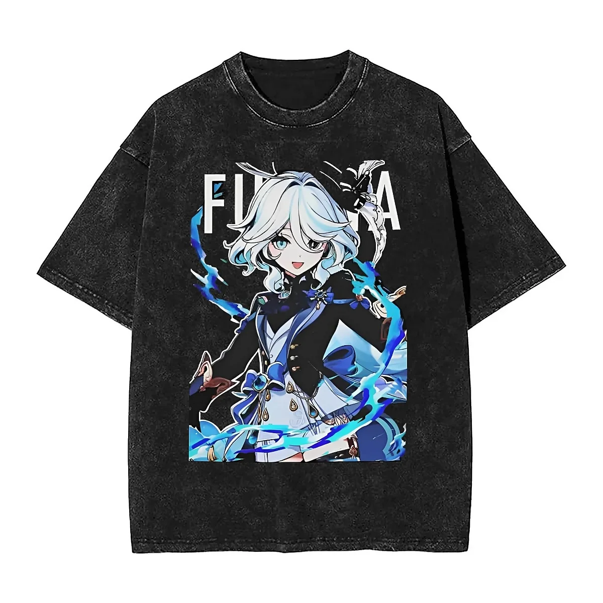 Футболка Furina Genshin Impact, футболки Harajuku для видеоигр, базовая футболка с коротким рукавом Y2K, летняя свободная футболка с круглым вырезом, женская одежда
Футболка Furina Genshin Impact, футболки Harajuku для видеоигр, базовая футболка с коротким рукавом Y2K, летняя свободная футболка с круглым вырезом, женская одежда