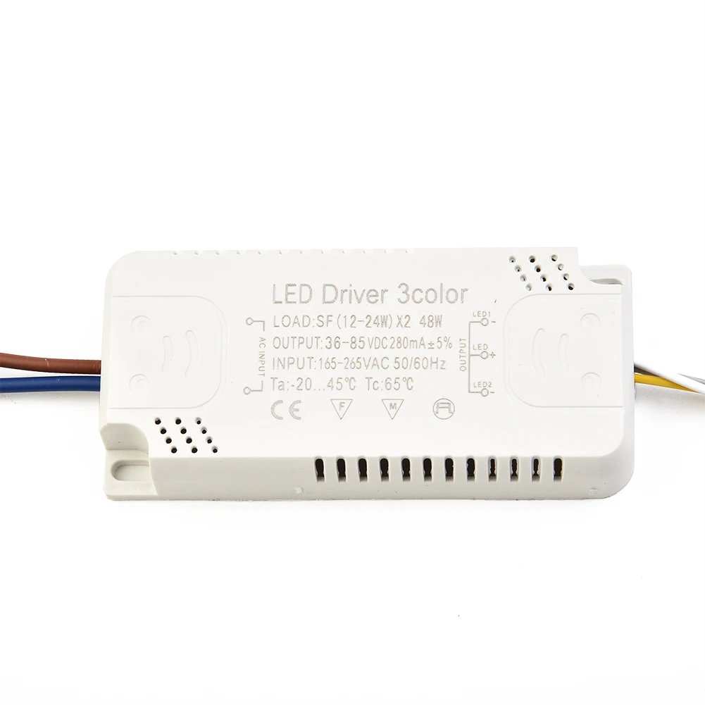 LED Driver 3color Adapter For LED Lighting Non-Isolating Transformer Replacement Solid And Durable, Long Service Life
LED Driver 3color Adapter For LED Lighting Non-Isolating Transformer Replacement Solid And Durable, Long Service Life