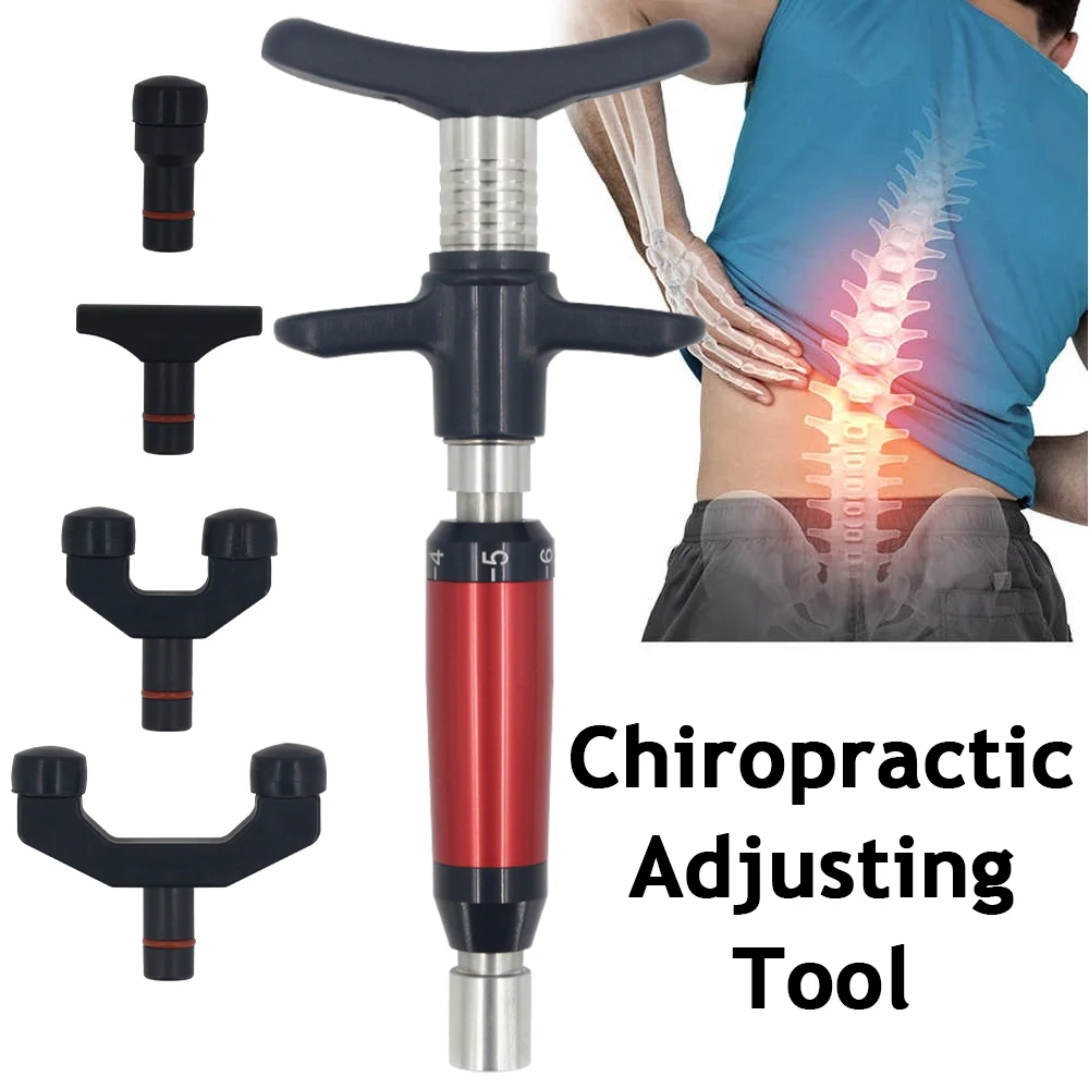 

Manual Chiropractic Corrector Adjusting Therapy Spine Activator Correction Massager Health Care Massager Manual Gun Set 2024