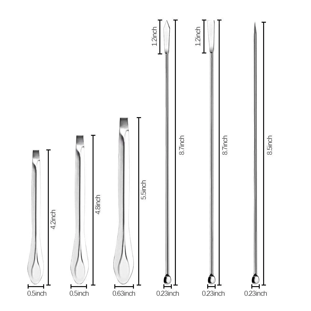 12pcs Laboratory Sampling Spoon Durable Lab Spoon Spatula Mixing Spat SW Stainless Steel Practical Sophisticated
12pcs Laboratory Sampling Spoon Durable Lab Spoon Spatula Mixing Spat SW Stainless Steel Practical Sophisticated