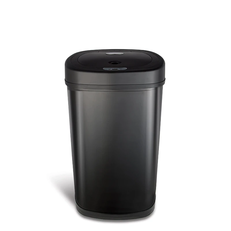 Motion Sensor Oval Kitchen Garbage Can, Fingerprint-Resistant Stainless Steel, 13.2 gal, Matte Black house clean bin box
Motion Sensor Oval Kitchen Garbage Can, Fingerprint-Resistant Stainless Steel, 13.2 gal, Matte Black house clean bin box