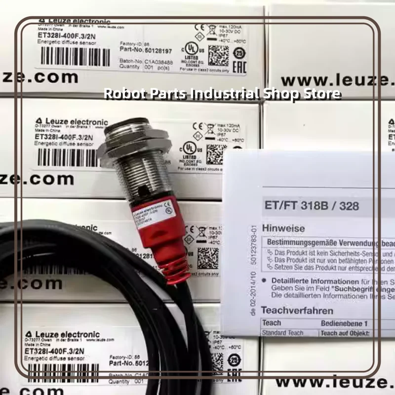 

New original LEUZE photoelectric switch cylinder sensor ET328I-400F.3/4P 50128196