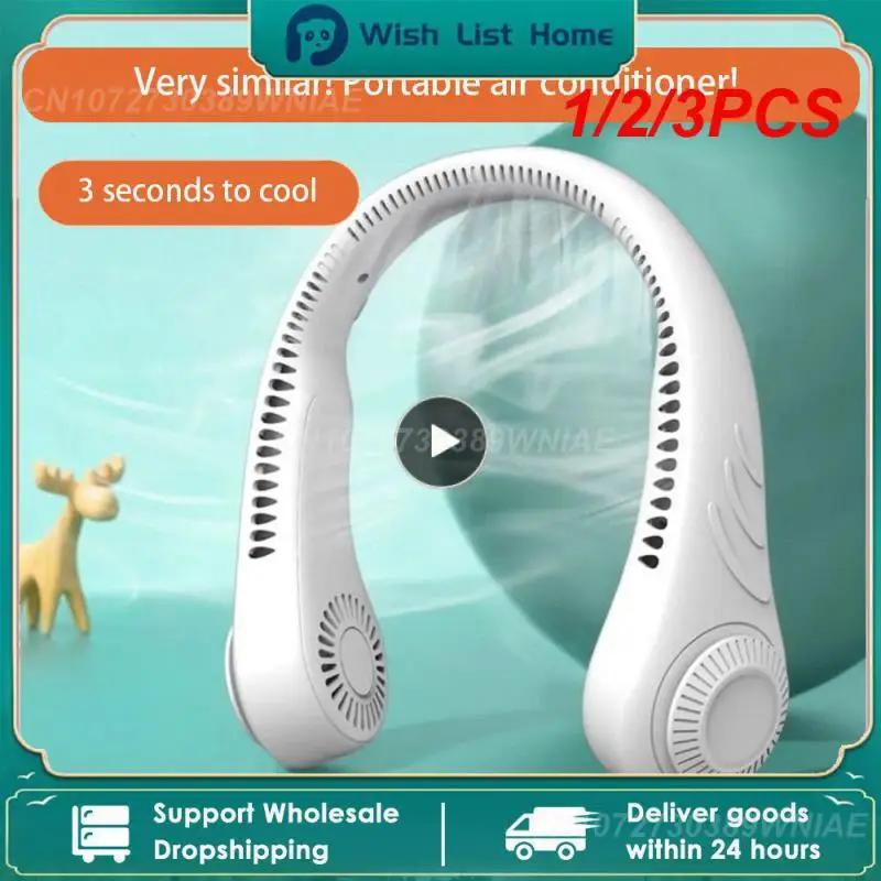 1/2/3PCS Portable Neck Fan 4000W Rechargeable USB Leafless Air Conditioner Bladeless Fans Hanging Neck Cooler For Outdoor
1/2/3PCS Portable Neck Fan 4000W Rechargeable USB Leafless Air Conditioner Bladeless Fans Hanging Neck Cooler For Outdoor