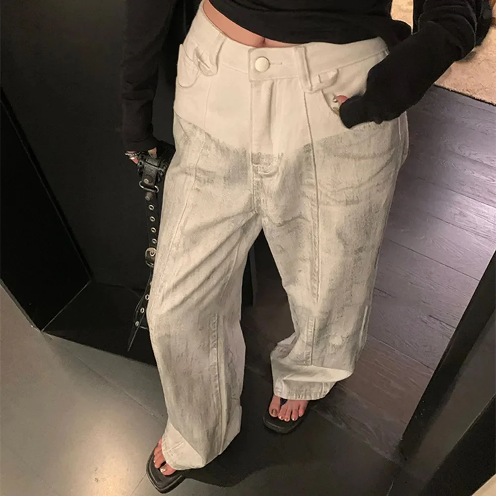 2023 Summer New High Waist Wide Leg Jeans for Women Washed Loose Full length Straight white pants jeans Fashion Trousers Y4391
2023 Summer New High Waist Wide Leg Jeans for Women Washed Loose Full length Straight white pants jeans Fashion Trousers Y4391