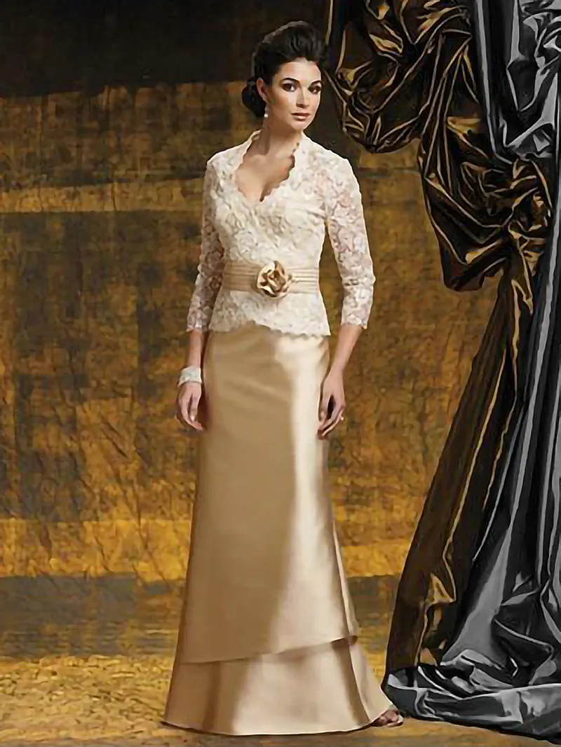 Champagne Satin Lace Mother of the Bride Dress Floral Ruffle Jacket Strapless Wedding Guest Gown Elegant Sleeveless Evening Robe
Champagne Satin Lace Mother of the Bride Dress Floral Ruffle Jacket Strapless Wedding Guest Gown Elegant Sleeveless Evening Robe