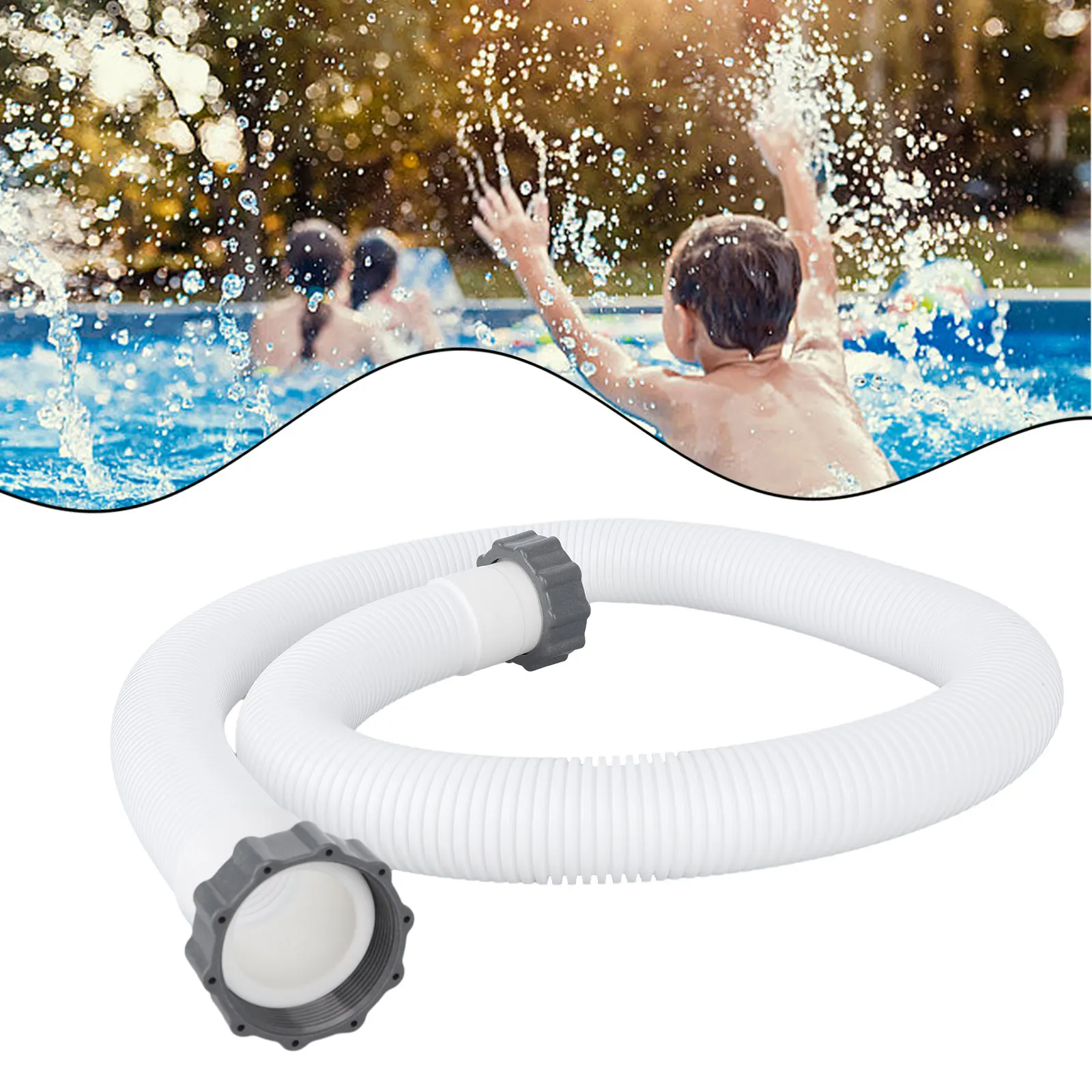 Hose Accessories For Intex Soft Sided Pools 59 Inches 29060E Hose & Nut Set For 1.5-Inch-Diameter 59-Inch Pool Pump Replacements
Hose Accessories For Intex Soft Sided Pools 59 Inches 29060E Hose & Nut Set For 1.5-Inch-Diameter 59-Inch Pool Pump Replacements