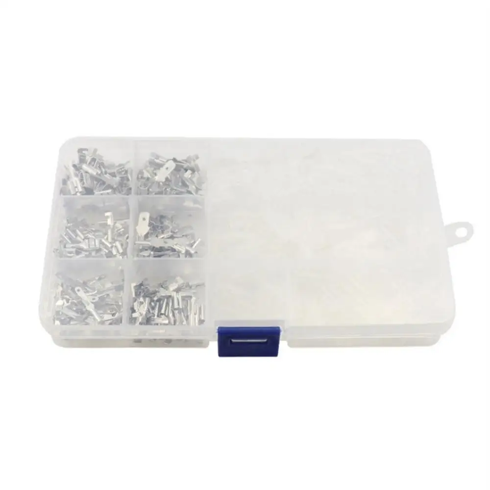 270Pcs 2.8/4.8/6.3mm Crimp Terminals Insulated Male Female Wire Connector Electrical Wire Spade Connectors Kit
270Pcs 2.8/4.8/6.3mm Crimp Terminals Insulated Male Female Wire Connector Electrical Wire Spade Connectors Kit