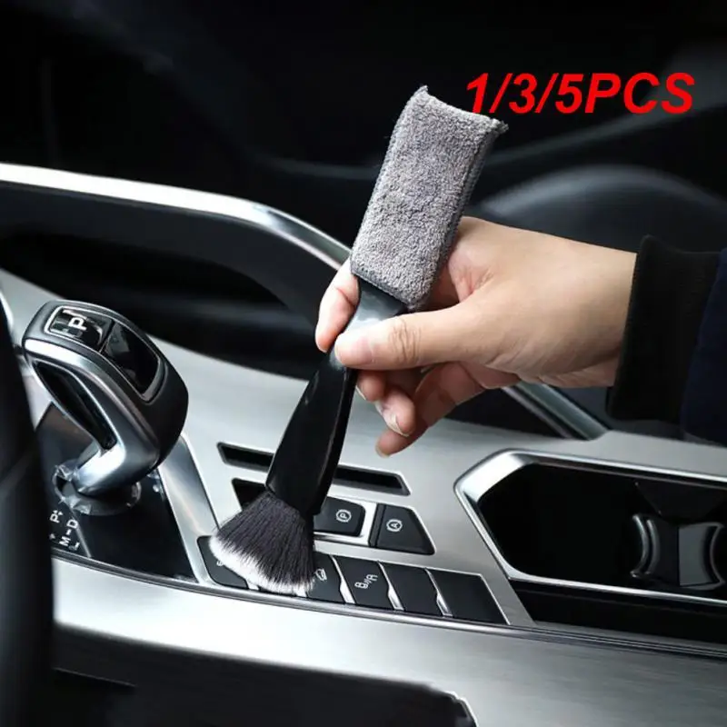 

1/3/5PCS Car Detailing Brush Interior Air Conditioning Outlet Cleaning Brush Dashboard Keyboard Dust Sweeping Tool Auto