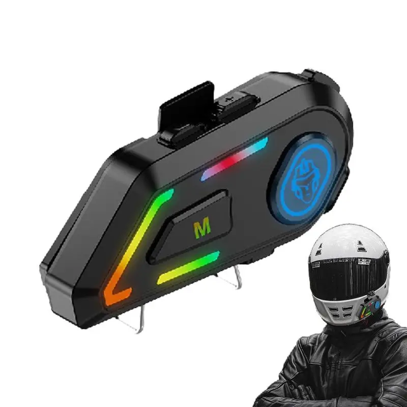 

Motorcycle Headphones Motorcycle Speakers Waterproof 1000mAh Rechargeable Battery Motorcycle Intercom Headphones For Motorcycle