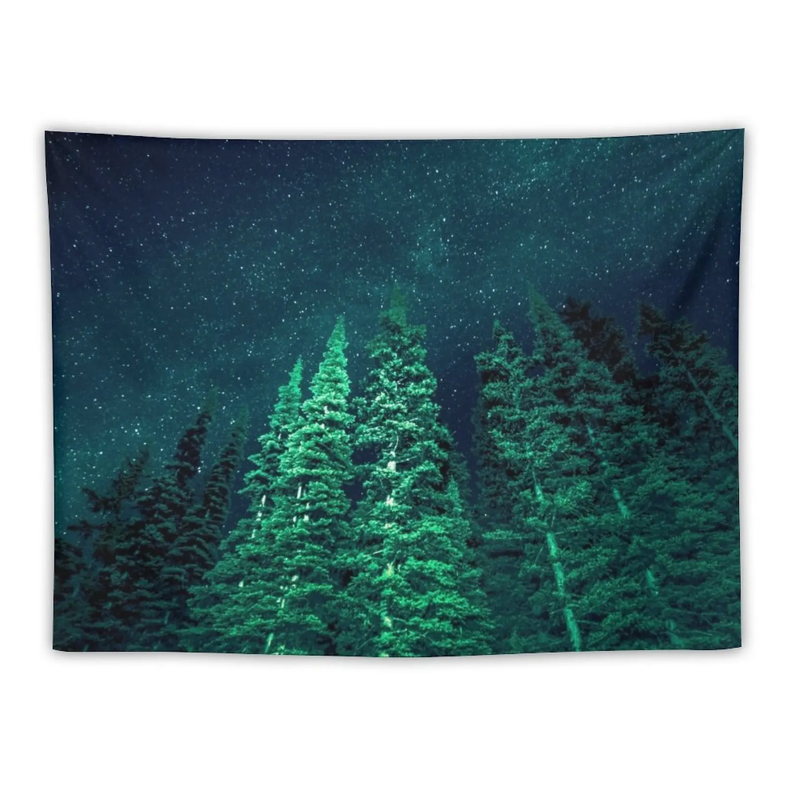 

Nature Forest - Night Star Signal Tapestry Room Decor Aesthetic Aesthetic Room Decoration Bedroom Deco Tapestry