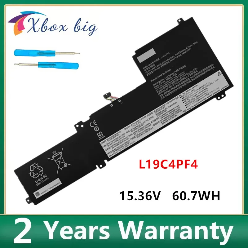L19C4PF4 Laptop Battery For Lenovo YOGA Slim 7-14 Inch 7-14IIL05 7-14ARE05 S750-14 L19M4PF4 L19D4PF4 15.36V 60.7WH
L19C4PF4 Laptop Battery For Lenovo YOGA Slim 7-14 Inch 7-14IIL05 7-14ARE05 S750-14 L19M4PF4 L19D4PF4 15.36V 60.7WH