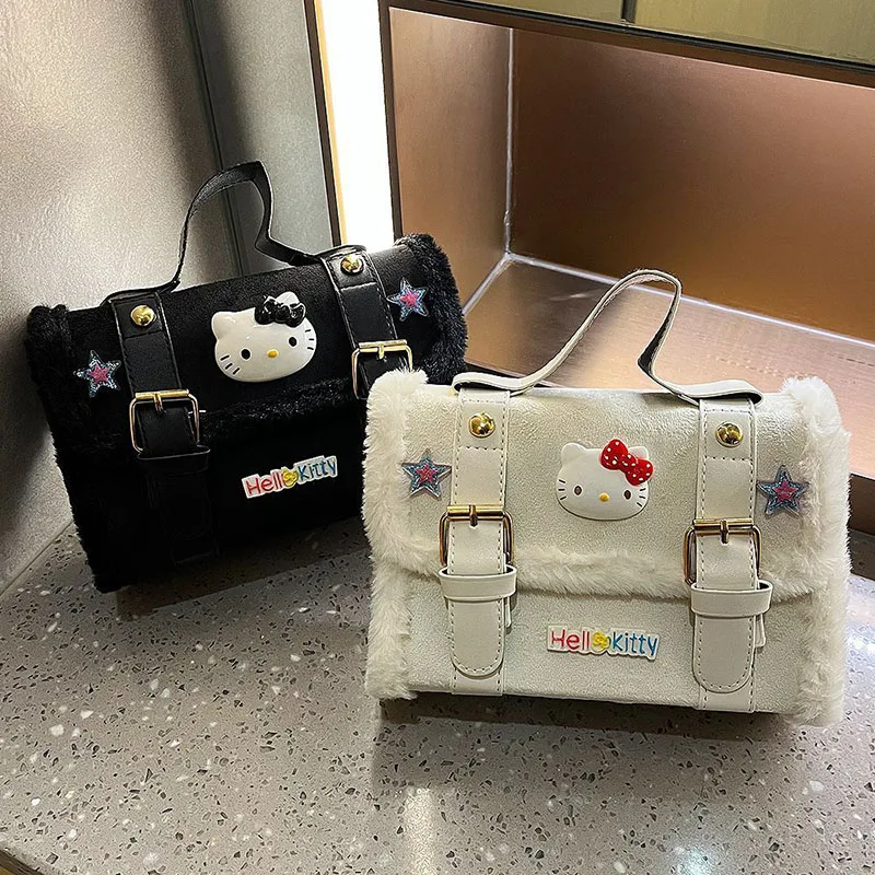 Мультяшная сумка через плечо Sanrio Hello Kittys, милый аниме 3D Кот голова, буква, плюшевая сращенная макарон, маленькая сумка через плечо, игрушки, подарки для девочек
Мультяшная сумка через плечо Sanrio Hello Kittys, милый аниме 3D Кот голова, буква, плюшевая сращенная макарон, маленькая сумка через плечо, игрушки, подарки для девочек