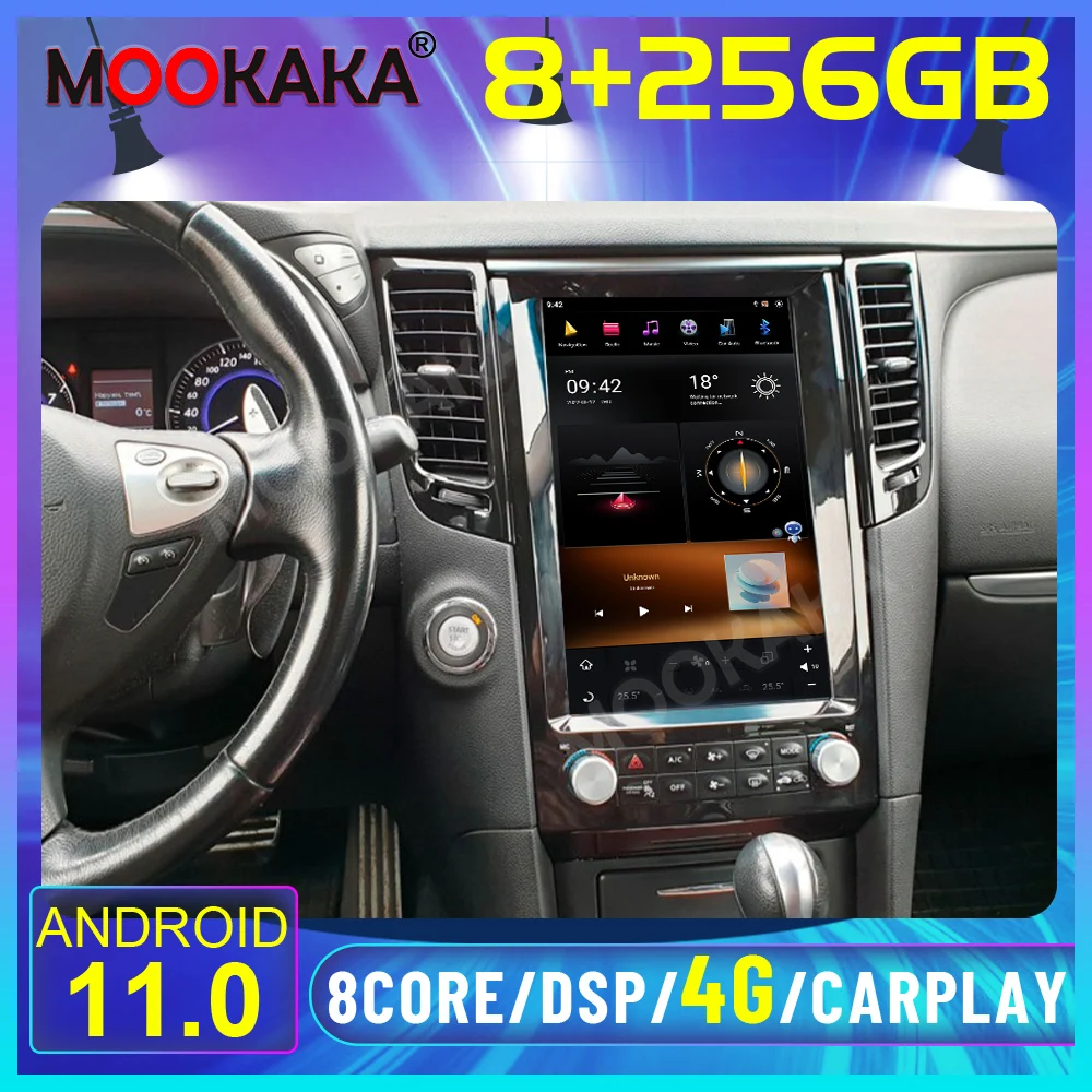 For Infiniti FX35 2009-2013 Android 11 Car Multimedia Player Auto Radio GPS Navigation Audio Stereo
For Infiniti FX35 2009-2013 Android 11 Car Multimedia Player Auto Radio GPS Navigation Audio Stereo