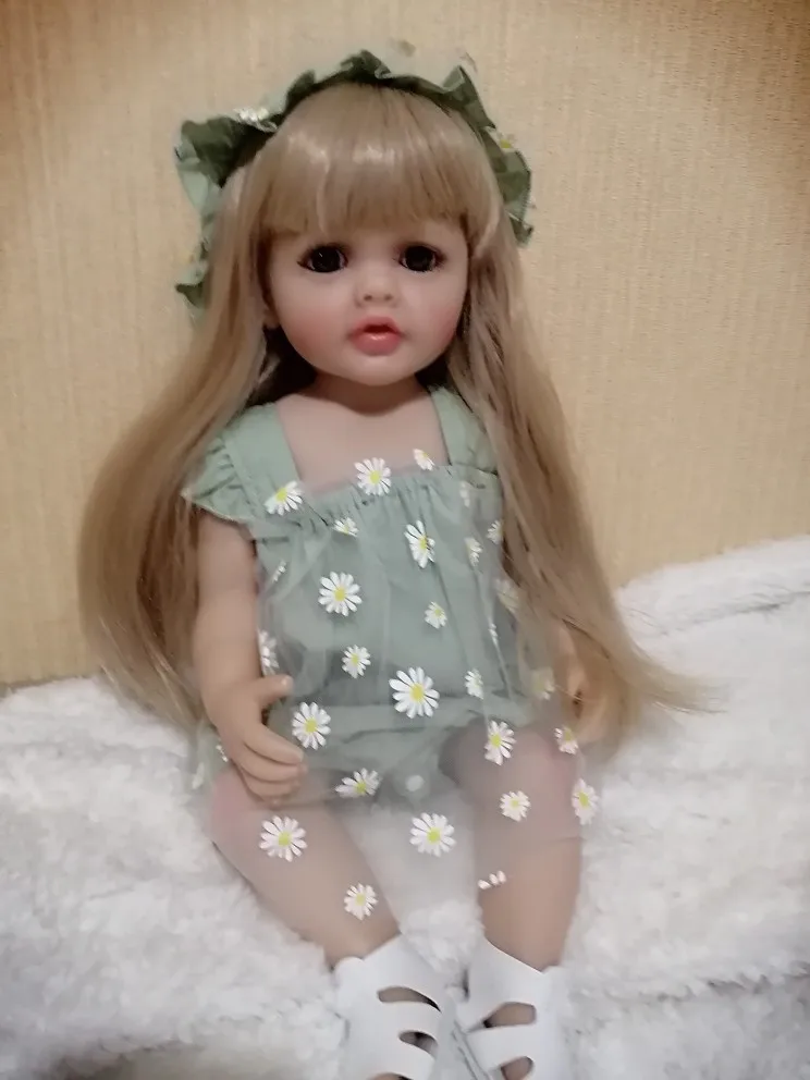 FBBD 55CM full body soft silicone vinyl Reborn Toddler Girl Betty Pretty Princess lifelike Baby Doll Christmas Gift for Grils
FBBD 55CM full body soft silicone vinyl Reborn Toddler Girl Betty Pretty Princess lifelike Baby Doll Christmas Gift for Grils