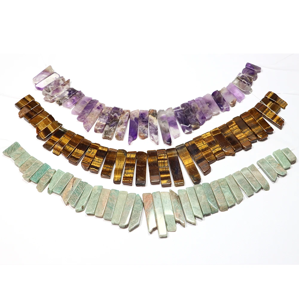 Crafted from natural raw healing crystals, this top-drilled point beads set brings a touch of nature and healing power to your j
Crafted from natural raw healing crystals, this top-drilled point beads set brings a touch of nature and healing power to your j