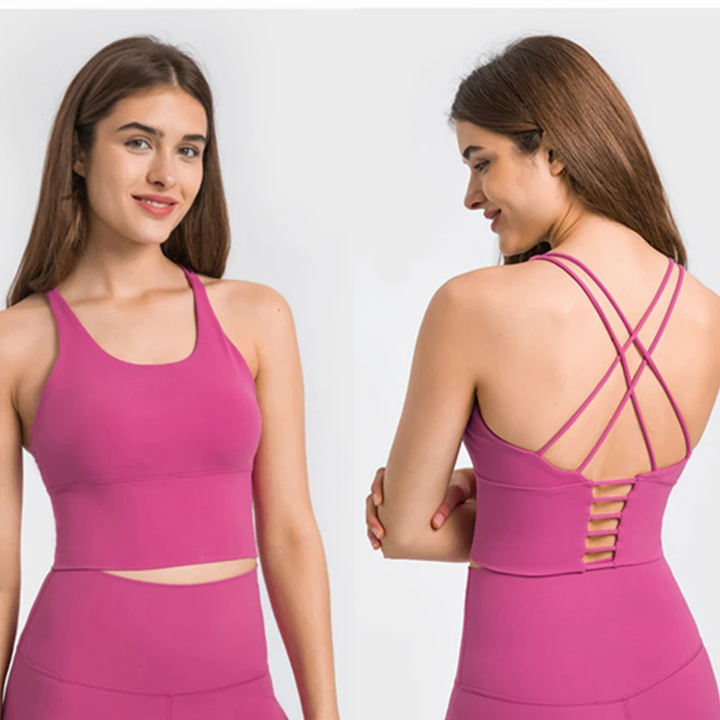 Lulu Women Cross Design Sports Yoga Bras Gather Workout Elastic Quick Dry Gym Sexy Tank Bandage Bra Running Top Shockproof Camis
Lulu Women Cross Design Sports Yoga Bras Gather Workout Elastic Quick Dry Gym Sexy Tank Bandage Bra Running Top Shockproof Camis