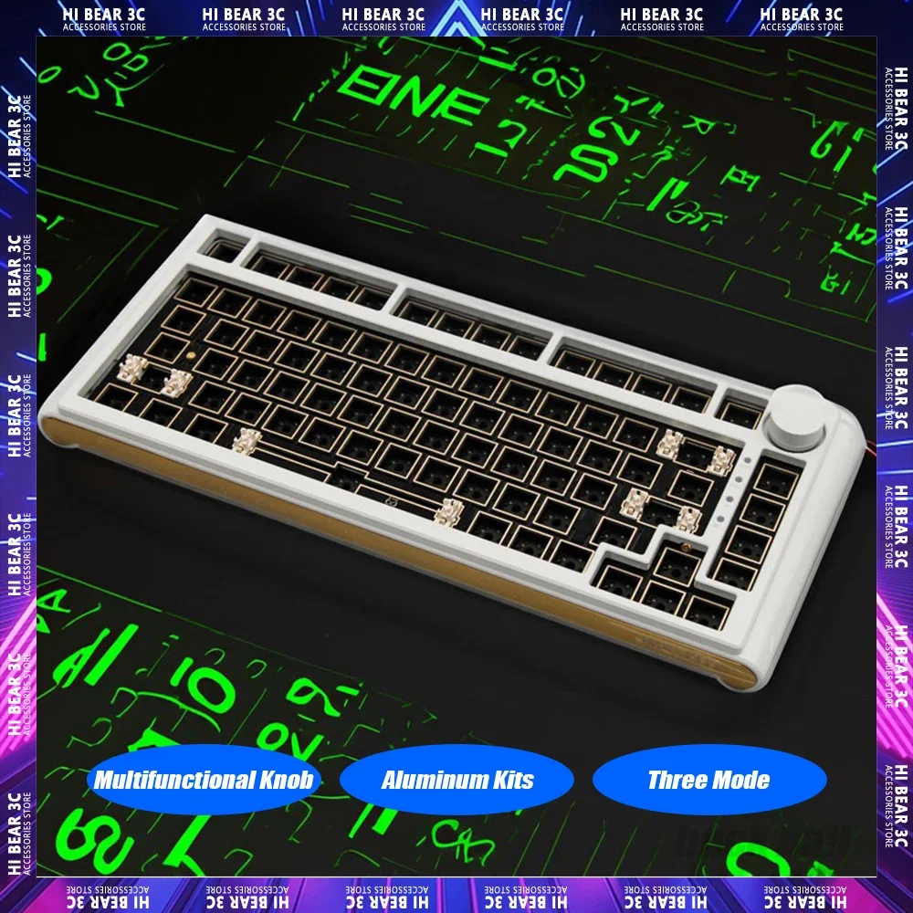 MXRSKEY 820PRO Wireless Mechanical Keyboard Aluminum Kits Multifunctional Knob Three Mode Gaming Keyboard Gasket Pc Gamer Mac
MXRSKEY 820PRO Wireless Mechanical Keyboard Aluminum Kits Multifunctional Knob Three Mode Gaming Keyboard Gasket Pc Gamer Mac