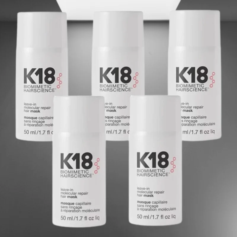5pcs K18 Leave-In Molecular Repair Hair Mask 50ml Damage Restore Soft hair Deep Repair Keratin & Scalp Treatment Hair Care
5pcs K18 Leave-In Molecular Repair Hair Mask 50ml Damage Restore Soft hair Deep Repair Keratin & Scalp Treatment Hair Care