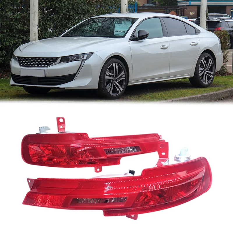 Rear Bumper Fog Light Parking Warning Reflector Taillights With Bulb For Peugeot 508 R83 2019-2022
Rear Bumper Fog Light Parking Warning Reflector Taillights With Bulb For Peugeot 508 R83 2019-2022
