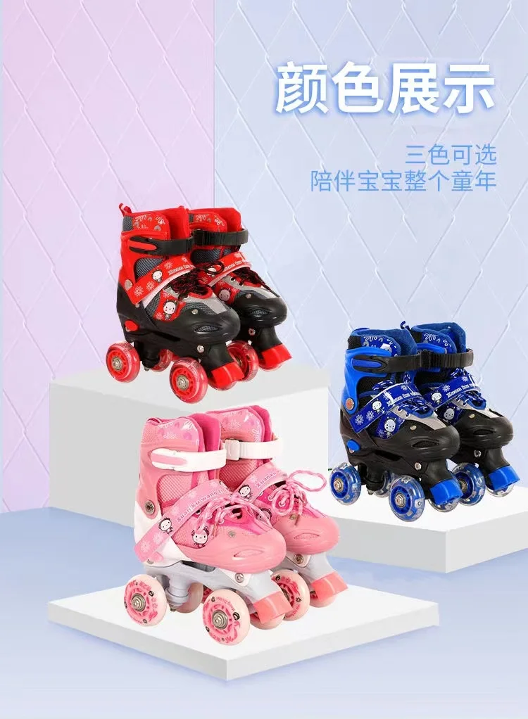 Child Kids Adjustable Roller Skates Shoes Patins 4-Wheel Sport Protecitve Beginner Boys Girls Unisex Flash Sneakers
Child Kids Adjustable Roller Skates Shoes Patins 4-Wheel Sport Protecitve Beginner Boys Girls Unisex Flash Sneakers