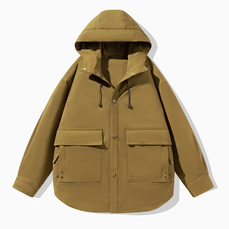 Men Large size Windbreaker Jackets Outerwear Men's Tactical Waterproof Pilot Coat Hoodie Male Solid color hooded jacket
Men Large size Windbreaker Jackets Outerwear Men's Tactical Waterproof Pilot Coat Hoodie Male Solid color hooded jacket