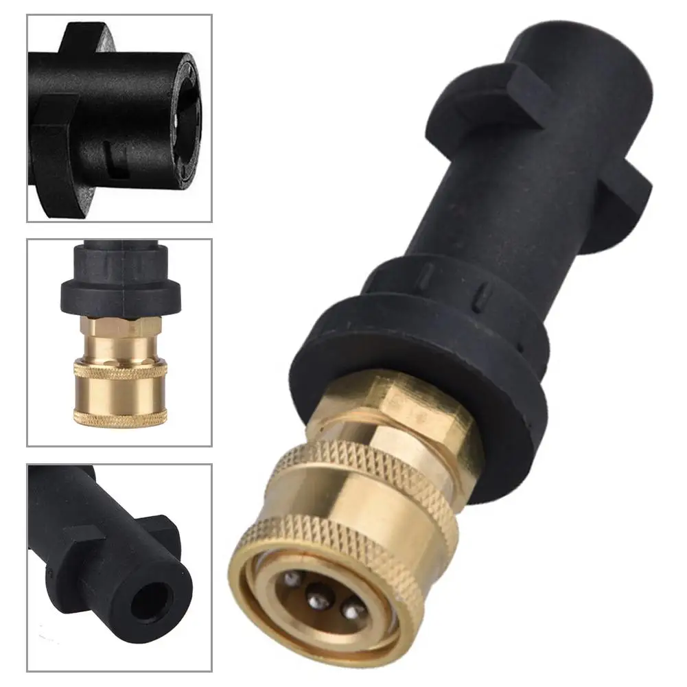 Durable High Pressure Washer Nozzle Adaptor For Karcher K Series Or Karcher K2 K3 K4 K5 K6 K7 Or Karcher K2-K7 Quick Connector 
Durable High Pressure Washer Nozzle Adaptor For Karcher K Series Or Karcher K2 K3 K4 K5 K6 K7 Or Karcher K2-K7 Quick Connector
