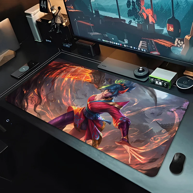 League of Legends Riven Anime Mouse Pad Laptop PC Gamer Non-slip MousePad Office Decor Keyboard Pads Computer Gaming Mouse Mat
League of Legends Riven Anime Mouse Pad Laptop PC Gamer Non-slip MousePad Office Decor Keyboard Pads Computer Gaming Mouse Mat