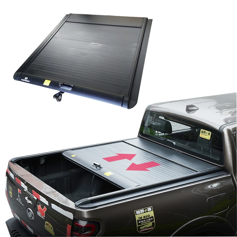 

aluminum retractable for navara np300 mitsubishi l200 ford ranger hilux revo mg t60 4x4 pickup trucks back bed tonneau cover