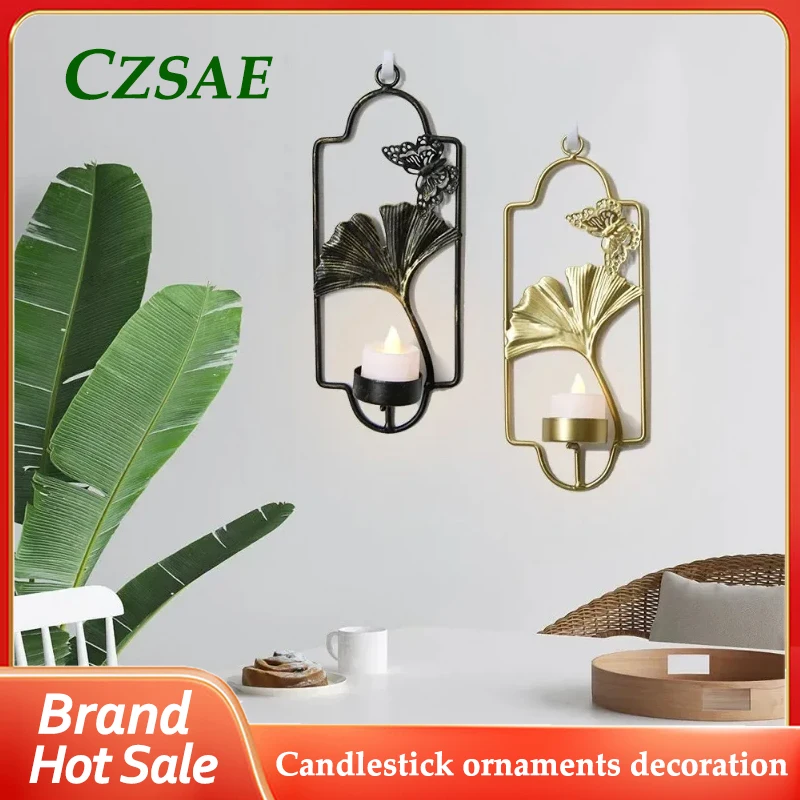 Wall-hung Wrought Iron Candlestick Creative Retro Abstract Holiday Party Decoration Home Study Dining Table Metal Crafts
Wall-hung Wrought Iron Candlestick Creative Retro Abstract Holiday Party Decoration Home Study Dining Table Metal Crafts
