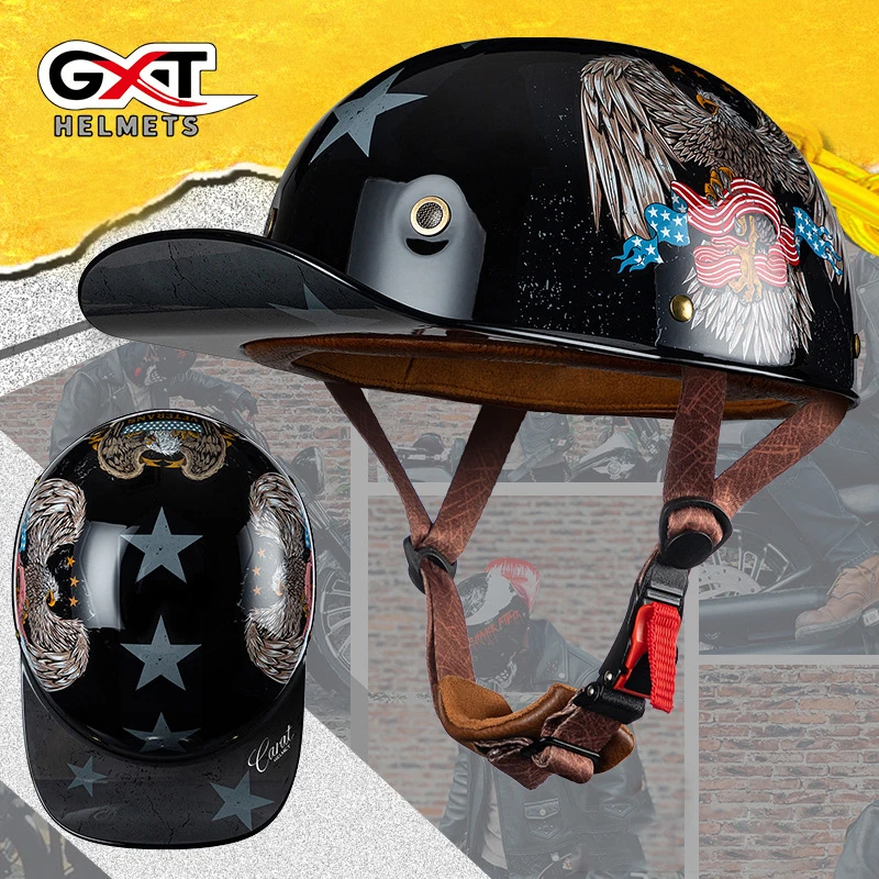 Motorcycle Helmets Men Women Half Face Moto Helmet Motorcycle Biker Riding Helmet Personality Retro Motorbike Vintage Helmet
Motorcycle Helmets Men Women Half Face Moto Helmet Motorcycle Biker Riding Helmet Personality Retro Motorbike Vintage Helmet