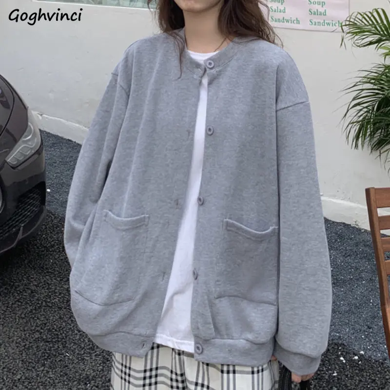Basic Jackets Women Solid Loose Casual Fashion Korean Style Students All-match Spring Outwear Thin Popular Pockets Harajuku Chic
Basic Jackets Women Solid Loose Casual Fashion Korean Style Students All-match Spring Outwear Thin Popular Pockets Harajuku Chic