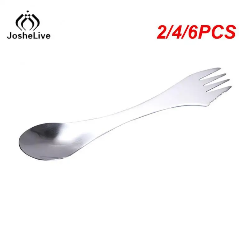 2/4/6PCS Stainless Steel Cutlery Multifunctional Spoon And Fork Integrated Tableware Tableware Tools Western Food Tableware New
2/4/6PCS Stainless Steel Cutlery Multifunctional Spoon And Fork Integrated Tableware Tableware Tools Western Food Tableware New