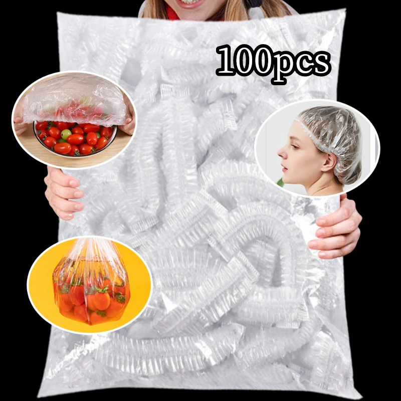 100pcs Disposable Food Cover Plastic Wrap Elastic Vegetable Fruit Storage Bags Fresh-Keeping Film Bag
100pcs Disposable Food Cover Plastic Wrap Elastic Vegetable Fruit Storage Bags Fresh-Keeping Film Bag