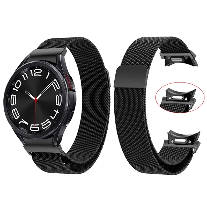 Ремешок для Samsung Galaxy watch 6/5/4/classic/Pro, металлический браслет без зазора, 45 мм 44 мм 40 мм 43 мм 47 мм, 20 мм
Ремешок для Samsung Galaxy watch 6/5/4/classic/Pro, металлический браслет без зазора, 45 мм 44 мм 40 мм 43 мм 47 мм, 20 мм