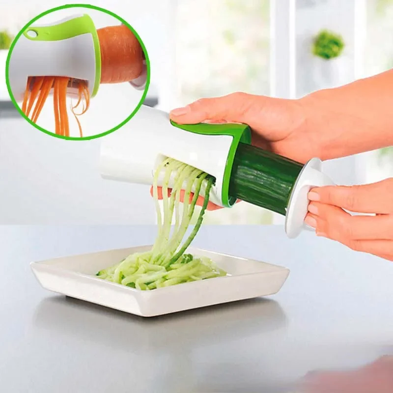 

Multifunction 3 In 1 Spiralizer Vegetable Slicer Carrot Spiral Slicer Cutter Zucchini Pasta Noodle Spaghetti Maker Kitchen Tool