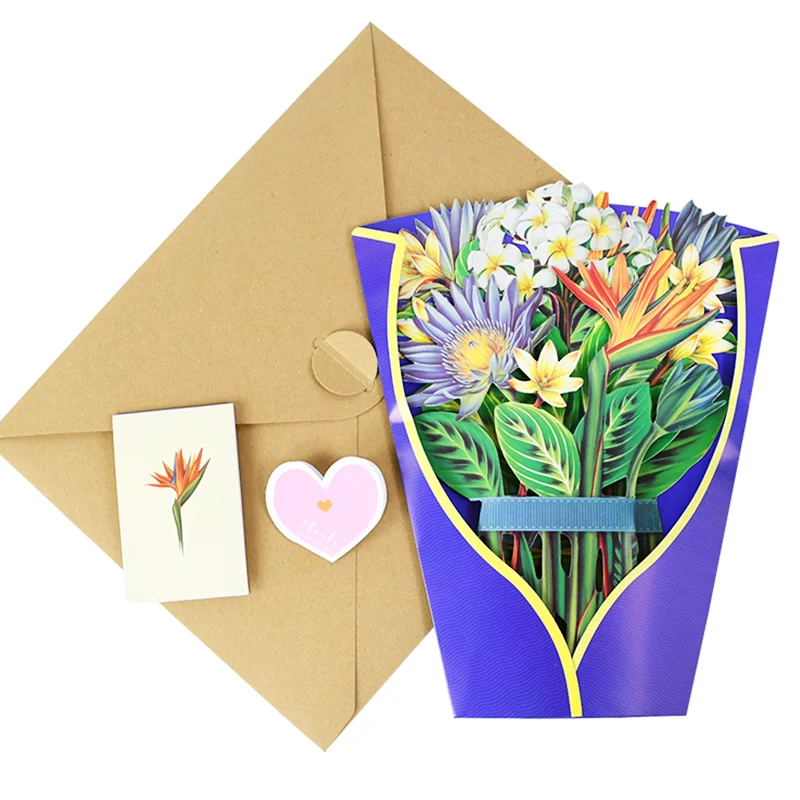 Flower Pop-up Greeting Cards Creative 3D Pop Up Greeting Gift To Mom Grandmother Festival Anniversary Wife Greeting Card 
Flower Pop-up Greeting Cards Creative 3D Pop Up Greeting Gift To Mom Grandmother Festival Anniversary Wife Greeting Card