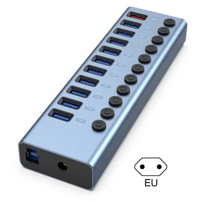 Адаптер внешнего питания usb-хаб 3,0, 5/8/11 портов, разветвитель, переключатель питания 12 В, 4 а, адаптер питания для Mac, планшета, ноутбука, ПК, США, ЕС
Адаптер внешнего питания usb-хаб 3,0, 5/8/11 портов, разветвитель, переключатель питания 12 В, 4 а, адаптер питания для Mac, планшета, ноутбука, ПК, США, ЕС