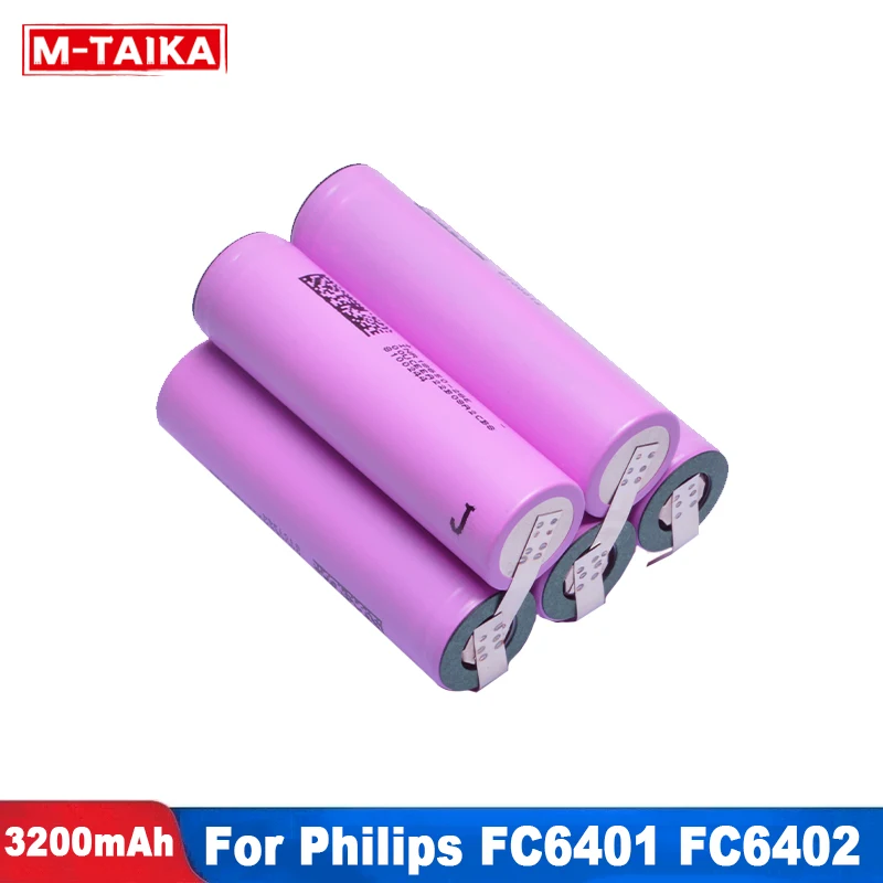 18V 3200mAh battery pack For Philips FC6401 FC6402 Vacuum Cleaner DIY Weld Replacement Battery
18V 3200mAh battery pack For Philips FC6401 FC6402 Vacuum Cleaner DIY Weld Replacement Battery