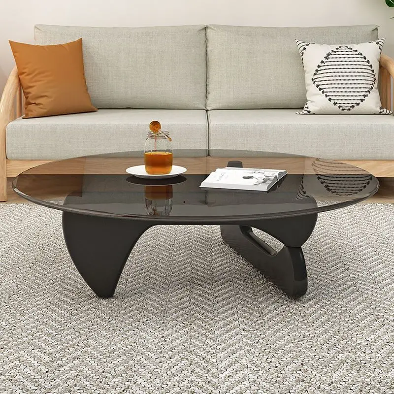 Transparent Round Coffee Tables Floor Glass Retro Nordic Coffee Tables Entrance Vintage Mesa Auxiliar Living Room Decorations
Transparent Round Coffee Tables Floor Glass Retro Nordic Coffee Tables Entrance Vintage Mesa Auxiliar Living Room Decorations