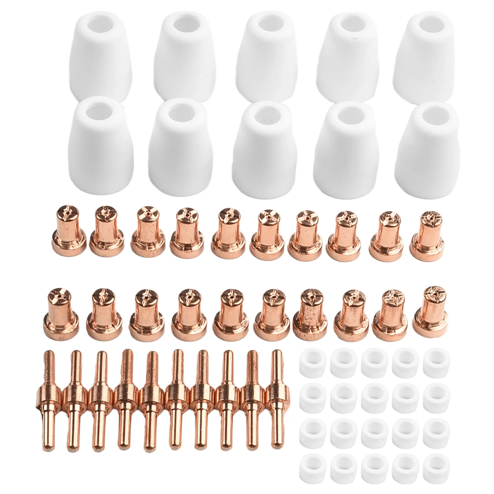 60pcs PT-31 Air Plasma Cutting Tips Plasma Tip Nozzle Extended Consumables Fit For PT-31 JG-40 And WSD-40 Cutting Flashlights
60pcs PT-31 Air Plasma Cutting Tips Plasma Tip Nozzle Extended Consumables Fit For PT-31 JG-40 And WSD-40 Cutting Flashlights