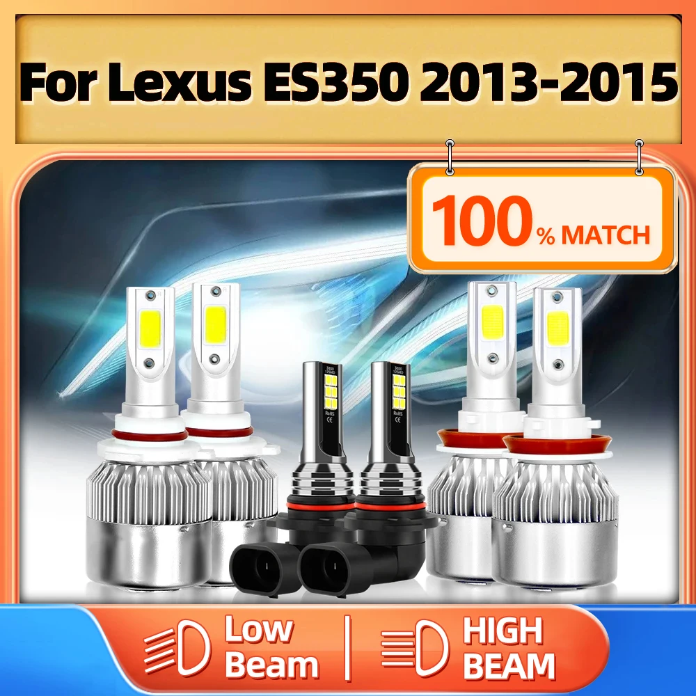 60000LM 360W LED Headlights Canbus Car Lights Bulbs H11 9005 HB3 Turbo Lamp 12V 6000K White For Lexus ES350 2013 2014 2015
60000LM 360W LED Headlights Canbus Car Lights Bulbs H11 9005 HB3 Turbo Lamp 12V 6000K White For Lexus ES350 2013 2014 2015