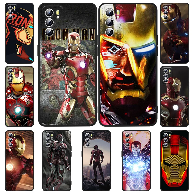 Marvel Железный человек персонаж для OPPO Realme 6 6i 6s 7 8 8i 9i c3 c11 c21Y Q3S Pro Narzo 50A 50i GT Master GT2
