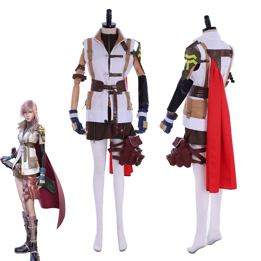 Game Final Fantasy XIII Lightning Cosplay Uniform Suit Women Girls Retro Punk Battle Outfits Theme Party Halloween Carnival Cos
Game Final Fantasy XIII Lightning Cosplay Uniform Suit Women Girls Retro Punk Battle Outfits Theme Party Halloween Carnival Cos