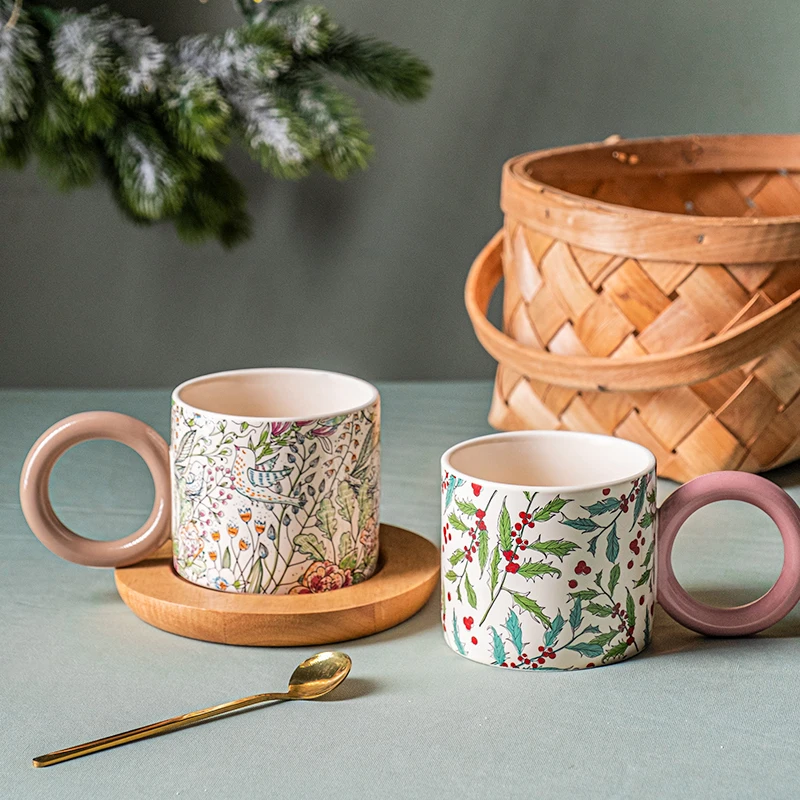 Flower Travel Coffee Cup Ceramic Afternoon Porcelain Set Funny Latte Nordic Cup Infuser Saucer Kaffeetasse Drinkware GPF20XP
Flower Travel Coffee Cup Ceramic Afternoon Porcelain Set Funny Latte Nordic Cup Infuser Saucer Kaffeetasse Drinkware GPF20XP