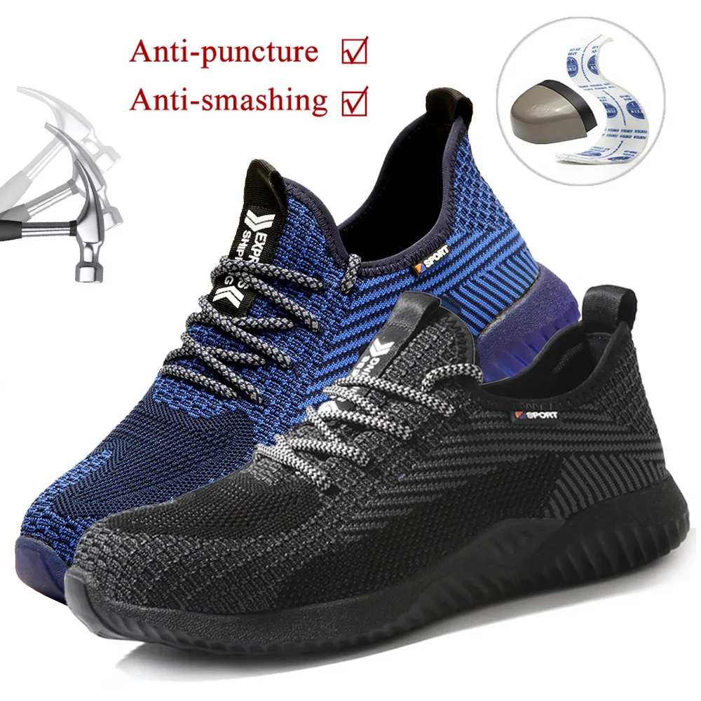 Work Safety Shoes Non-slip Waterproof Anti-smashing Steel Toe Puncture Working Boots Lightweight Fashion Sneakers for Men Women
Work Safety Shoes Non-slip Waterproof Anti-smashing Steel Toe Puncture Working Boots Lightweight Fashion Sneakers for Men Women