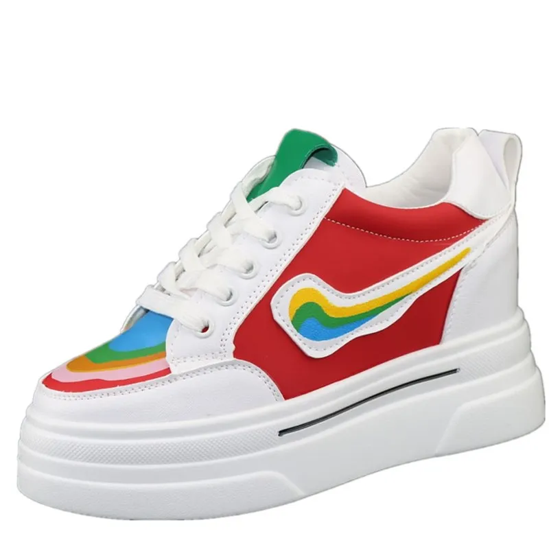 10CM Women's Shoes with Thick Bottom Height Increase 2023 Spring New Mixed Color Shoes All-match Slim Black Casual Sports Shoes
10CM Women's Shoes with Thick Bottom Height Increase 2023 Spring New Mixed Color Shoes All-match Slim Black Casual Sports Shoes