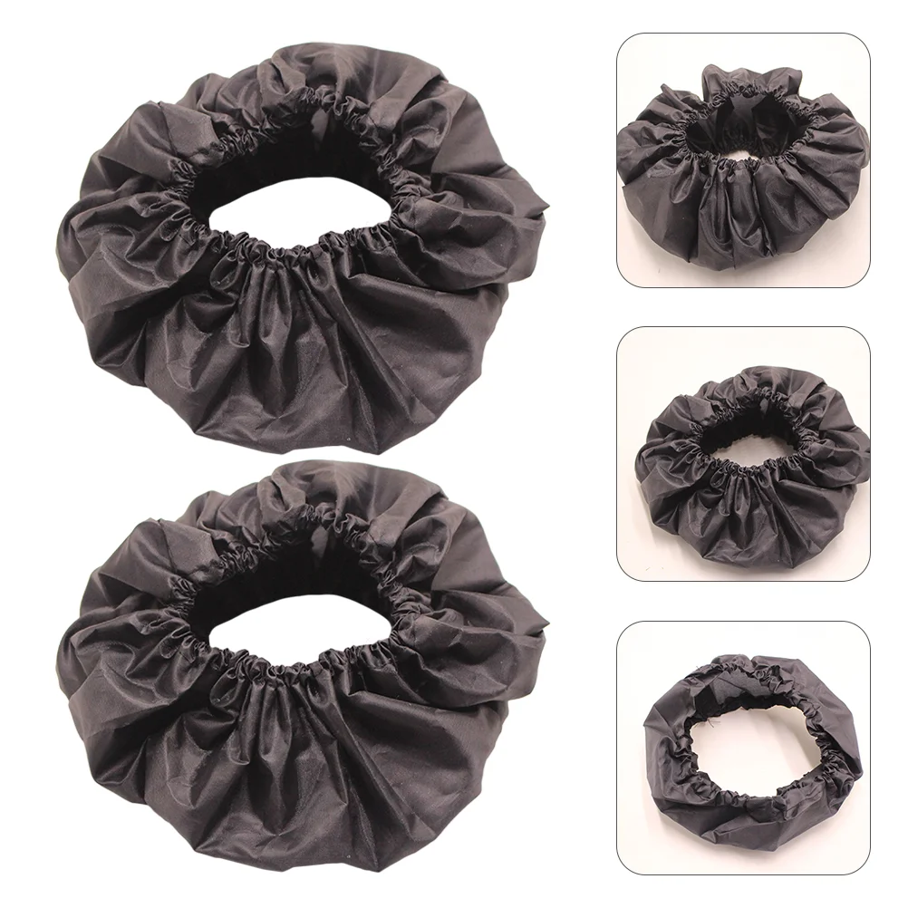 

2 PCS Dustproof Wheel Cover Stroller Accessory Tire Protector Wheelchair Covers Oxford Cloth Baby Wagon