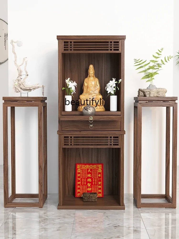 New Chinese Style Double Layer Altar Altar Household Solid Wood Buddha Cabinet Altar Cabinet Buddha Shrine
New Chinese Style Double Layer Altar Altar Household Solid Wood Buddha Cabinet Altar Cabinet Buddha Shrine