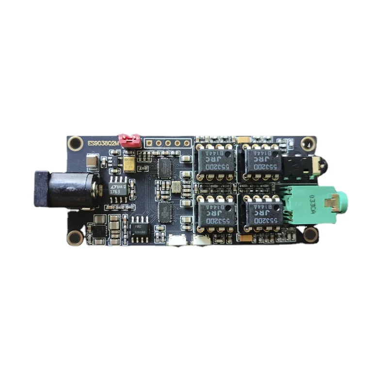 Lastest Dual ES9038Q2M Decoding Board With 4PCS JRC5532 OPAMP I2S Input DAC USB Match Italian Amanero Interface PCM768KHz DSD512
Lastest Dual ES9038Q2M Decoding Board With 4PCS JRC5532 OPAMP I2S Input DAC USB Match Italian Amanero Interface PCM768KHz DSD512